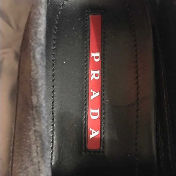 G - Prada Gray Suede Loafers - Picture 6 of 8